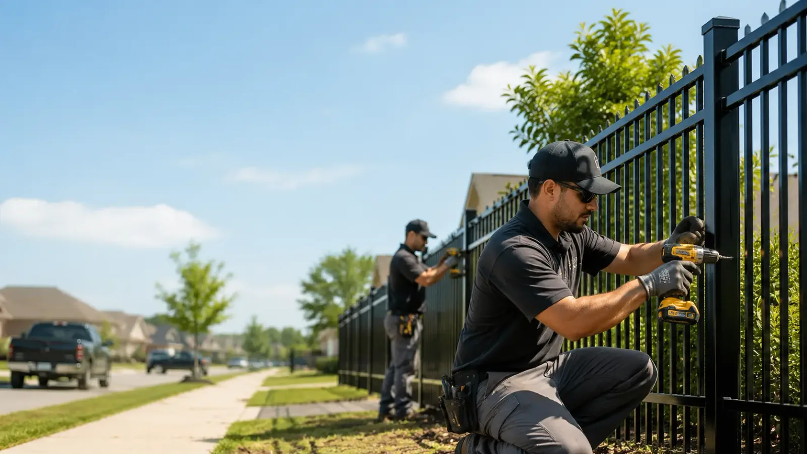 Metal Fence Installation in Deputy, IN